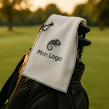 Serviette de golf personnalisée