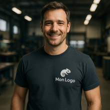 T shirt de travail personnalisé