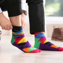 Chaussette publicitaire