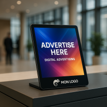 Tablette tactile publicitaire