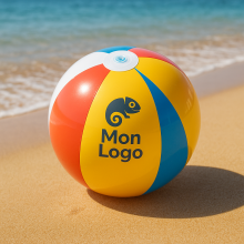 Ballon de plage publicitaire