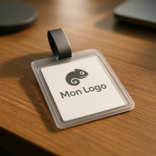 Porte badge personnalisé