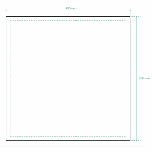 NAPPESRPET150X150 Nappe personnalisée en polyester recyclé - Made in france - 150/150 cm - Impression numérique walomo nappe Impression numérique walomo nappe (Couleurs max : 4, Surface max : N/A) - Recto (L: 150, H: 150)