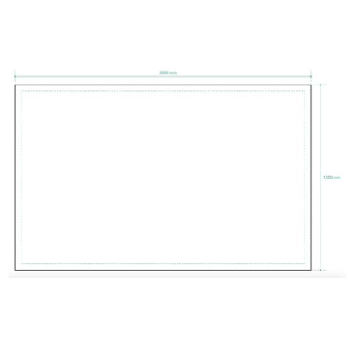 NAPPESRPET150X240 Nappe personnalisable en polyester recyclé - Made in france - 150/240 cm - Impression numérique walomo nappe Impression numérique walomo nappe (Couleurs max : 4, Surface max : N/A) - Recto (L: 240, H: 150)