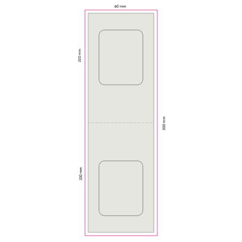 026524 Carte personnalisable porte-bonheur trèfle à 4 feuilles séchés - Impression numérique carte promoseed Impression numérique carte promoseed (Couleurs max : 4, Surface max : N/A) - Recto Verso (L: 60, H: 100)