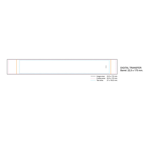 3460001151 Crayon à papier personalisable BIC® Evolution® Classic Ecolutions® - Impression digital bic écolution Impression digital bic écolution (Couleurs max : 4, Surface max : N/A) - Tour du crayon (L: 22,5, H: 175)