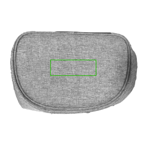 PLR000775 Sac à dos publicitaire isotherme Nago gris chiné - Transfert MSOHD en quadri Transfert numérique (Couleurs max : 4, Surface max : N/A) - Face supérieure (L: 100, H: 100)