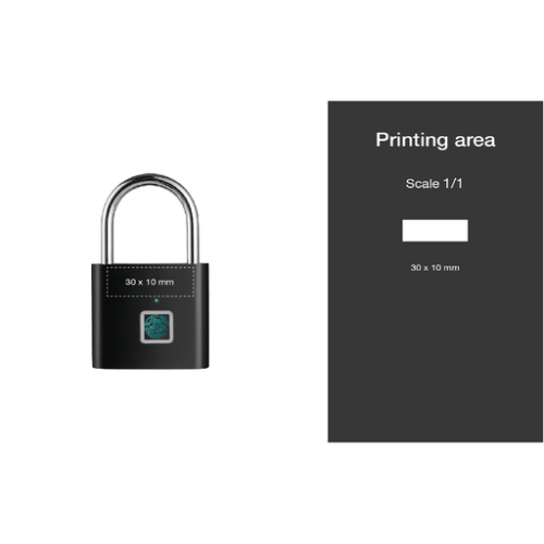 T11.30 Cadenas publicitaire digital et waterproof - Gravure laser Gravure laser scx design (Couleurs max : 1, Surface max : N/A) - Recto (L: 30, H: 10)