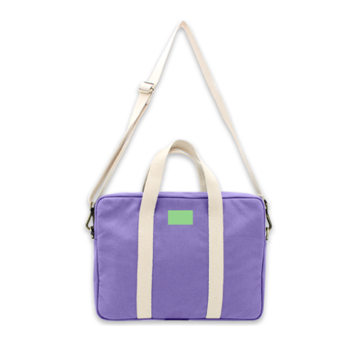 LUIS Sac ordinateur Luis en coton 100% Bio GOTS 350g/m2 Studio by Hindbag - Tampographie étiquette Hindbag Sérigraphie (Couleurs max : 4, Surface max : N/A) - Etiquette (L: 45, H: 20)