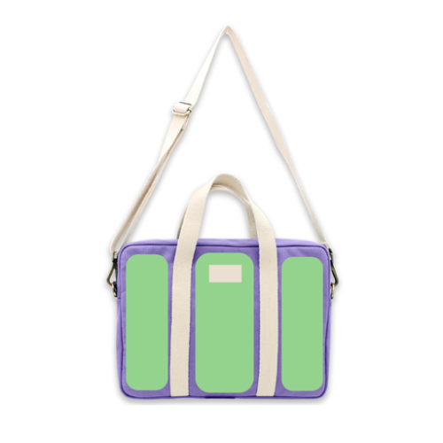 LUIS Sac ordinateur Luis en coton 100% Bio GOTS 350g/m2 Studio by Hindbag - Sérigraphie hindbag Sérigraphie (Couleurs max : 4, Surface max : N/A) - Recto (L: 100, H: 260)