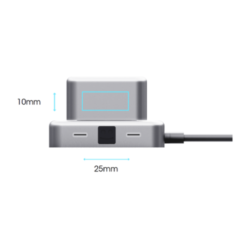 XP61141.33M Hub personnalisé multi-fonction Cubbi Xoopar® - Gravure laser Xoopar Gravure laser (Couleurs max : N/A, Surface max : N/A) - Recto (L: 10, H: 25)
