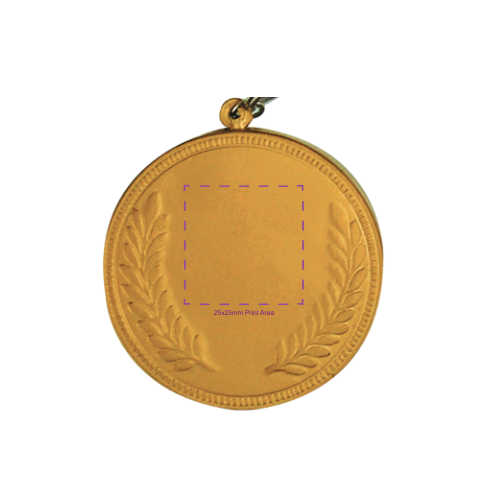 False Médaille anti-stress personnalisable - Tamp 1 RJpint Tampographie (Couleurs max : N/A, Surface max : N/A) - Devant (L: 25, H: 25)