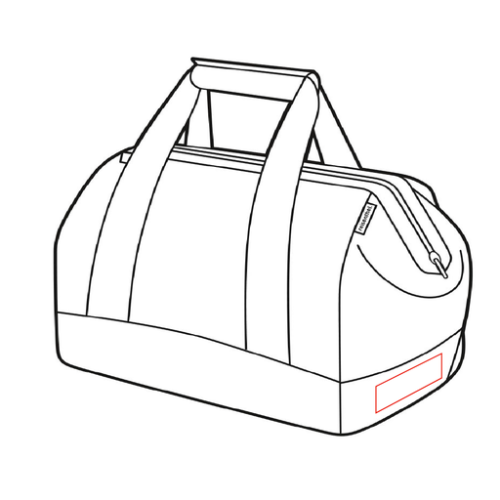 MT4113 Sac de voyage personnalisable Reisenthel® Allrounder L – 30L - Sérigraphie reisenthel Pubos Sérigraphie (Couleurs max : N/A, Surface max : N/A) - Sur le côté (L: 100, H: 50)