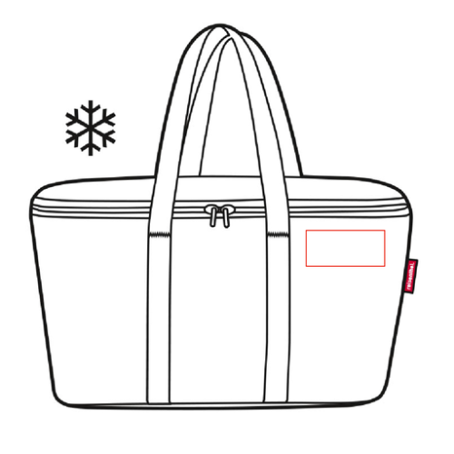UH7003 Sac isotherme personnalisable Coolerbag Reisenthel® 20L - Sérigraphie reisenthel Pubos Sérigraphie (Couleurs max : N/A, Surface max : N/A) - Haut (L: 90, H: 40)