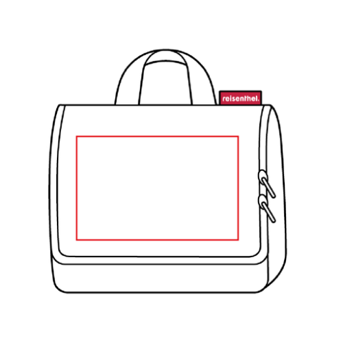 WH3004 Trousse de toilette personnalisé toiletbag reisenthel® 3L - Sérigraphie reisenthel Pubos Sérigraphie (Couleurs max : N/A, Surface max : N/A) - Devant (L: 150, H: 100)