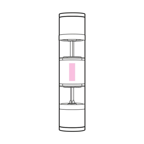 UC261 Moulin personnalisable sel & poivre - Gravure moulin Gravure (Couleurs max : 1, Surface max : N/A) - Devant (L: 10, H: 30)