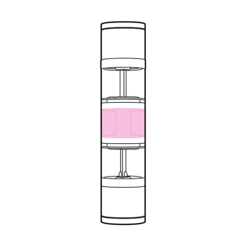 UC261 Moulin personnalisable sel & poivre - Tampographie moulin a poivre Tampographie (Couleurs max : 1, Surface max : N/A) - Milieu (L: 126, H: 30)