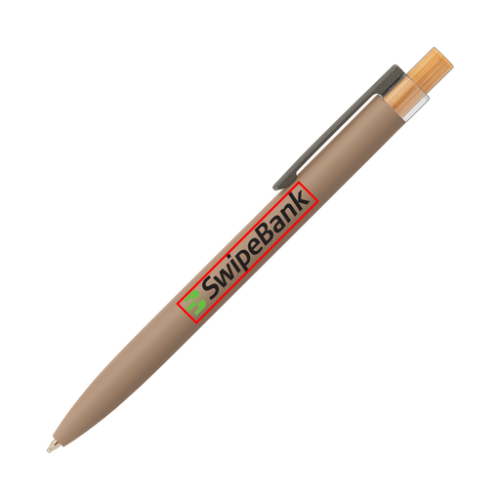MTR Stylo personalisable en aluminium recyclé encre bleue Reborn - Gravure incluse - Impression numérique Reborn Impression numérique (Couleurs max : N/A, Surface max : N/A) - Corps du stylo (L: 56,59, H: 7)