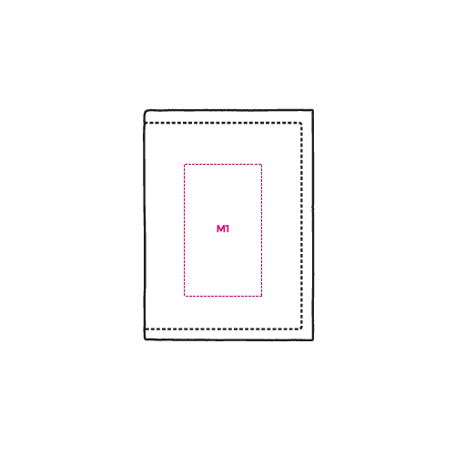 FAC20R Porte carte publicitaire en RPET - Sérigraphie FAC20R Sérigraphie (Couleurs max : 1, Surface max : N/A) - Recto (L: 35, H: 60)