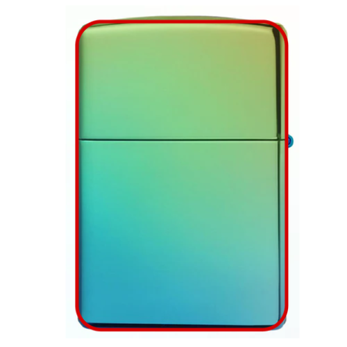 60005222 Briquet personnalisable Zippo® Coloré et polie - Gravure laser zippo Gravure laser (Couleurs max : 1, Surface max : N/A) - Verso (L: 38, H: 57)