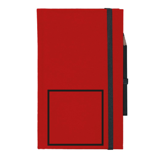 PROINA15C Carnet de chantier personnalisable Gamme Pro (89 x 150 cm) avec porte crayon - Marquage a chaud carnet chantier Marquage a chaud (Couleurs max : N/A, Surface max : N/A) - Couverture (S: 40cm2)