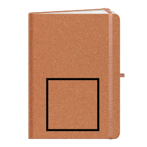 CARNETECOINA21- 1015 Carnet personnalisé A5 premium recyclé pour embossage - Fabriqué en France - Eco - CARNETECOINA21 Embossage (Couleurs max : N/A, Surface max : N/A) - Couverture (S: 30 cm2)