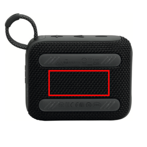 JBLGO4 Enceinte personnalisable JBL go 4 - Impression numérique deonet Impression numérique (Couleurs max : 4, Surface max : N/A) - Devant (L: 70, H: 18)