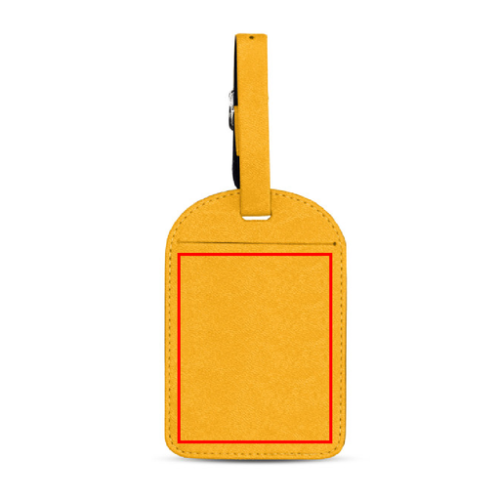 _MIF2COUL Etiquette à bagage personnalisable coloré en simili cuir – made in France - Débossage étiquette de bagage coloré boracay Débossage (Couleurs max : 4, Surface max : N/A) - Recto (L: 115, H: 75)