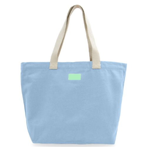 SBH2316 Sac boat Hortense en coton 100% Bio GOTS 350g/m2 Studio by Hindbag - Tampographie étiquette Hindbag Sérigraphie (Couleurs max : 4, Surface max : N/A) - Etiquette (L: 45, H: 20)