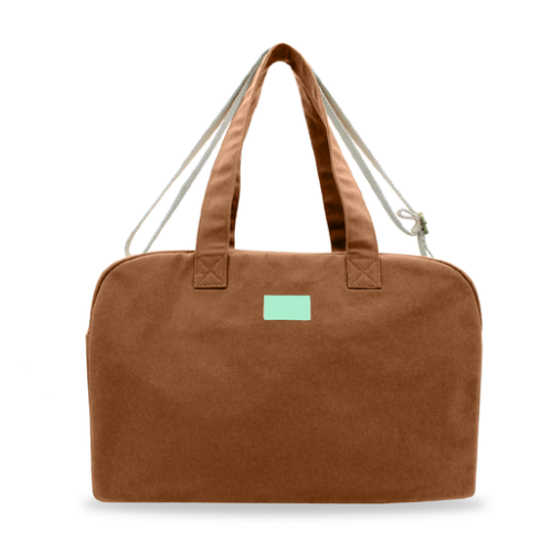 HUGO Sac bowling Hugo en coton 100% Bio GOTS 350g/m2 Studio by Hindbag - Tampographie étiquette Hindbag Sérigraphie (Couleurs max : 4, Surface max : N/A) - Etiquette (L: 45, H: 20)