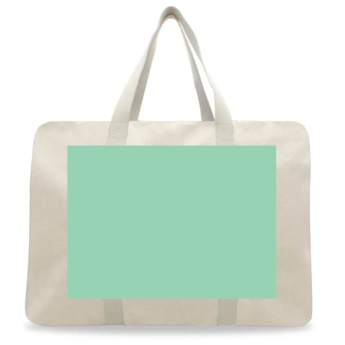 GABRIEL Sac week-end personnalisable Gabriel coton 100% Bio GOTS 350g/m2 Studio by Hindbag - Sérigraphie partie haute derrière le clip Sérigraphie (Couleurs max : 1, Surface max : N/A) - Derrière (L: 45, H: 33)