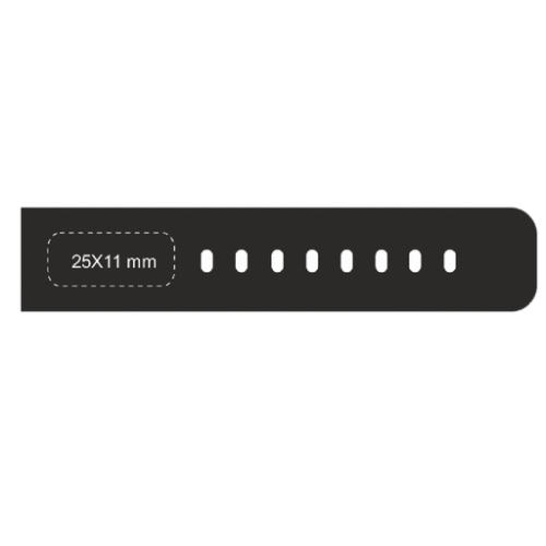 TLSM06 Montre connectée personnalisable TLSM 06 pro - TELEFUNKEN® - Gravure XBRANDS Gravure (Couleurs max : N/A, Surface max : N/A) - Devant droit (L: 25, H: 11)