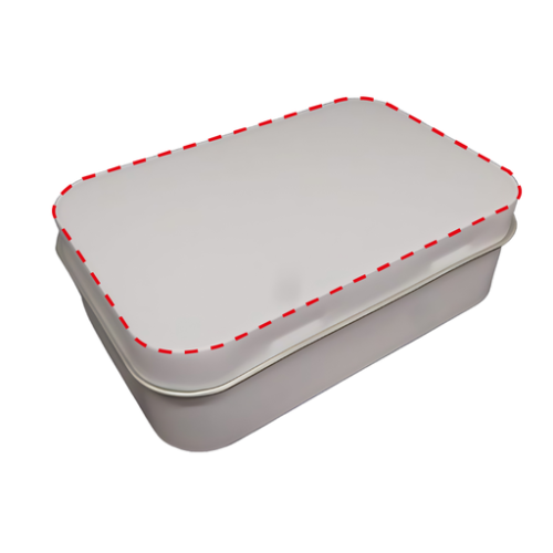 False Savon de Marseille avec étui personnalisable 125g - Fabriqué en France - Boite metal sogift Personnalisation (Couleurs max : 4, Surface max : N/A) - Boite en métal (L: 100, H: 66)