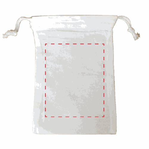False Savon de Marseille avec étui personnalisable 125g - Fabriqué en France - Sac coton sogift Personnalisation 2 (Couleurs max : 1, Surface max : N/A) - Devant (L: 60, H: 90)