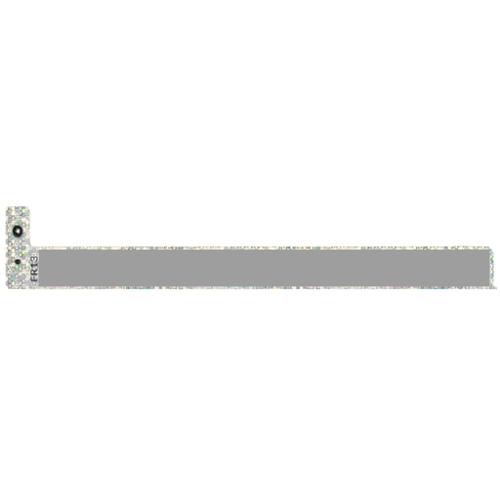 4840S-50-PDM-1 Bracelets holographiques personnalisable, 19 mm, motif "pluie", impression en couleurs - Eurodance - Impression numérique bracelet pdc Impression numérique (Couleurs max : 4, Surface max : N/A) - Recto (L: 1,7, H: 24,5)