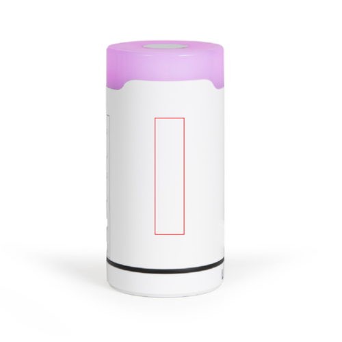 TEA316 Station de charge personnalisable USB et Type C jusqu'à 6 appareils avec voyant lumineux - Tampographie station de charge delta Tampographie (Couleurs max : N/A, Surface max : N/A) - Sur le corps de la station, sens vertical (L: 15, H: 60)