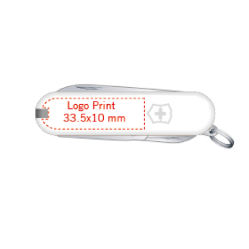 0.6221.63 Couteau suisses personnalisé en bois Victorinox 7 fonctions Classic - Garanti à vie - Gravure laser blaupaunkt Gravure laser (Couleurs max : N/A, Surface max : N/A) - Recto (L: 33,5, H: 10)