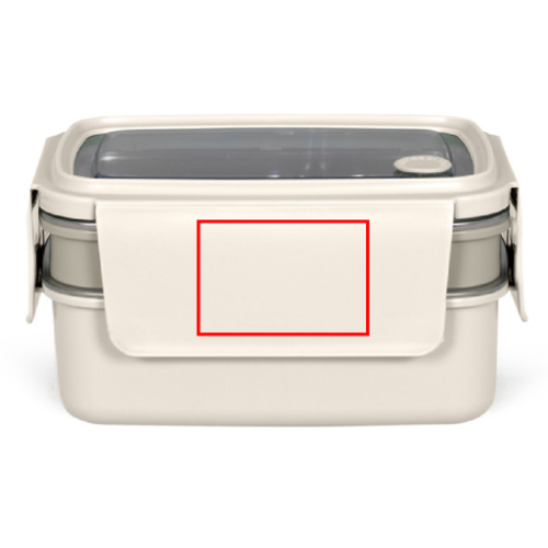 MEN406 Lunch box personnalisable isotherme personnalisée 400 & 600ml - Tampographie lunch box isotherme delta Tampographie lunch box isotherme delta (Couleurs max : 1, Surface max : N/A) - Sur un rabat de la lunch (L: 60, H: 40)