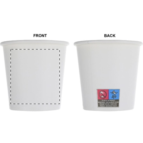 AP808906 Gobelet en carton personnalisé Capu 120ml - Tampographie gobelet Anda Tampographie gobelet Anda (Couleurs max : 4, Surface max : N/A) - Face Avant (L: 20, H: 30)