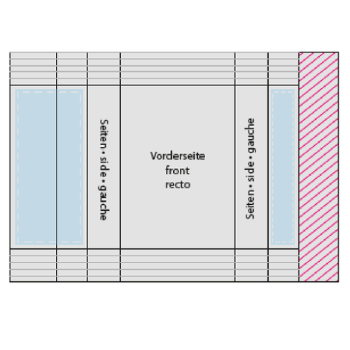 False Sachet de bonbon personnalisable Fleurs Haribo® (par lot de 100 sachets) 1 pièce 7g - impression numérique Haribo sweatware impression numérique Haribo (Couleurs max : 4, Surface max : N/A) - Toute la surface (L: 88, H: 70)