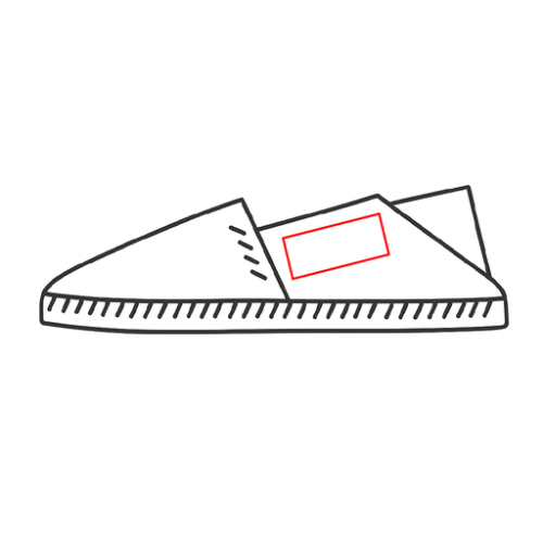 ESP02 Espadrilles personnalisable en coton canevas Motif Marinière Taille 36 au 45 - Marinella - Sérigraphie Espadrilles SoGift 1 pied Sérigraphie 1 pied (Couleurs max : 1, Surface max : N/A) - Cheville intérieur 1 pied (L: 50, H: 50)