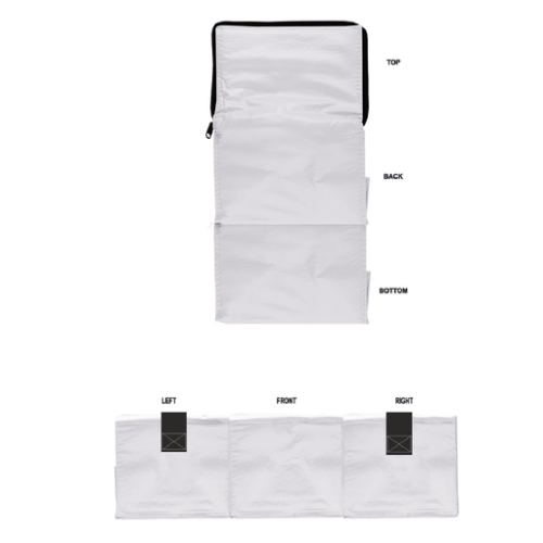 AP716469 Sac isotherme en polyester 600D RPET doublé en aluminium - Sunbag 6 - Sublimation Anda Sublimation (Couleurs max : 4, Surface max : N/A) - Toute la surface (L: 400, H: 530)