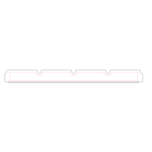 7149 Cendrier personnalisé en verre transparent - Dédé - Sérigraphie hepla verre Sérigraphie (Couleurs max : N/A, Surface max : N/A) - Autour (L: 306, H: 20)