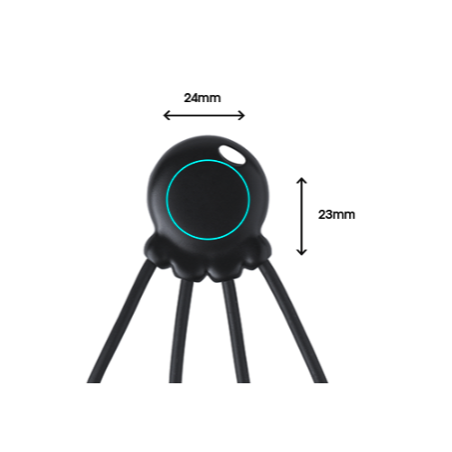 XP61040.14BO Câble personnalisé Octopus Eco - Xoopar® - tampographie 2025 Pubos 5x5cm objet diver xoopar Tampographie (Couleurs max : 1, Surface max : N/A) - Recto (L: 24, H: 23)