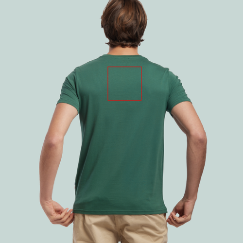 DESCARTES T-shirt personnalisable Homme en coton bio Made In France DESCARTES XS au 3XL - broderie dos pubos walomo cartman Broderie (Couleurs max : N/A, Surface max : 15 x 15 cm) - Dans le dos (L: 150, H: 150, S: 225.0)
