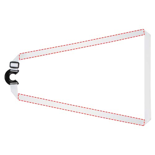 1PL09290 Tour de cou publicitaire porte-bouteille 33cl en RPET avec impression par sublimation Made in Europe Lian - WSSUB15 sublimation (Couleurs max : full color, Surface max : 315) - A l'arrière (L: 21, H: 1500, D: 0, S: 315) (par défaut)