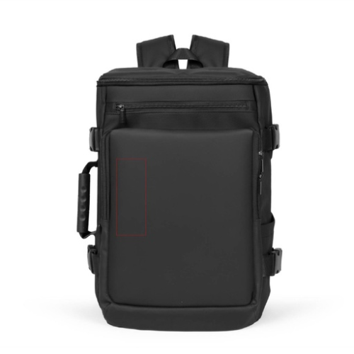 DG1016N Sac à dos weekend personnalisable en PU - 20L - Letsgo - Transfert DTF sac a dos voyage delta Transfert DTF (Couleurs max : N/A, Surface max : N/A) - Face avant côté (L: 130, H: 50)