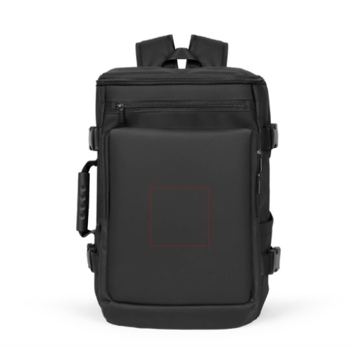 DG1016N Sac à dos weekend personnalisable en PU - 20L - Letsgo - Transfert DTF sac a dos voyage delta 2 Transfert DTF (Couleurs max : N/A, Surface max : N/A) - Face avant centre (L: 100, H: 100)