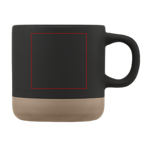 MUU Tasse publicitaire en céramique à base d'argile 355ml Terra - Gravure laser terra Gravure laser (Couleurs max : 1, Surface max : N/A) - Devant (L: 40, H: 40)
