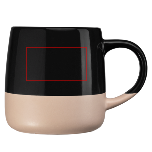 MVL Mug personnalisable en céramique design à blocs de couleur Atlas - Serigraphie mug seattle goldstar Serigraphie (Couleurs max : 1, Surface max : N/A) - Centré (L: 70, H: 38,1)